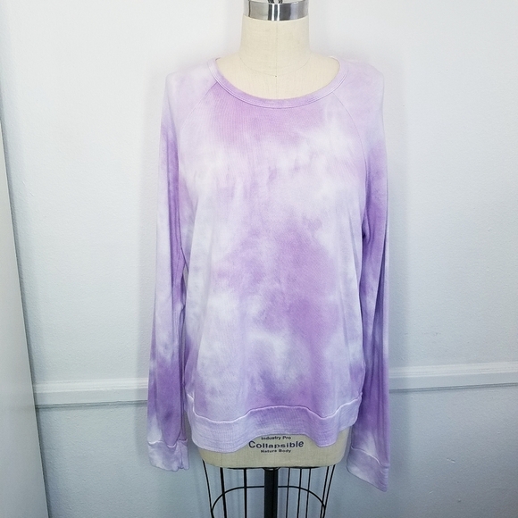 NEW Sundry | Purple Tie‎ Dye Sweatshirt size 1 - Picture 3 of 10
